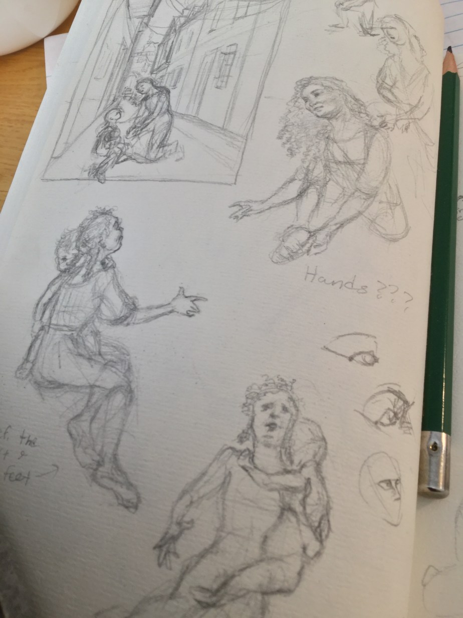 Character designs and composition